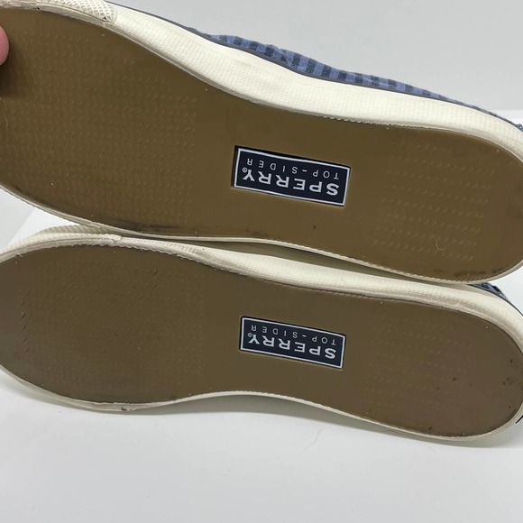 Sperry Women's Seacoast Stripe Sneaker Blue 6.5 - Picture 7 of 9